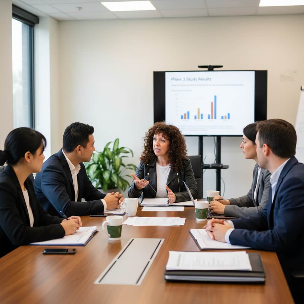 Carmen J. Ostermeier in a meeting setting
