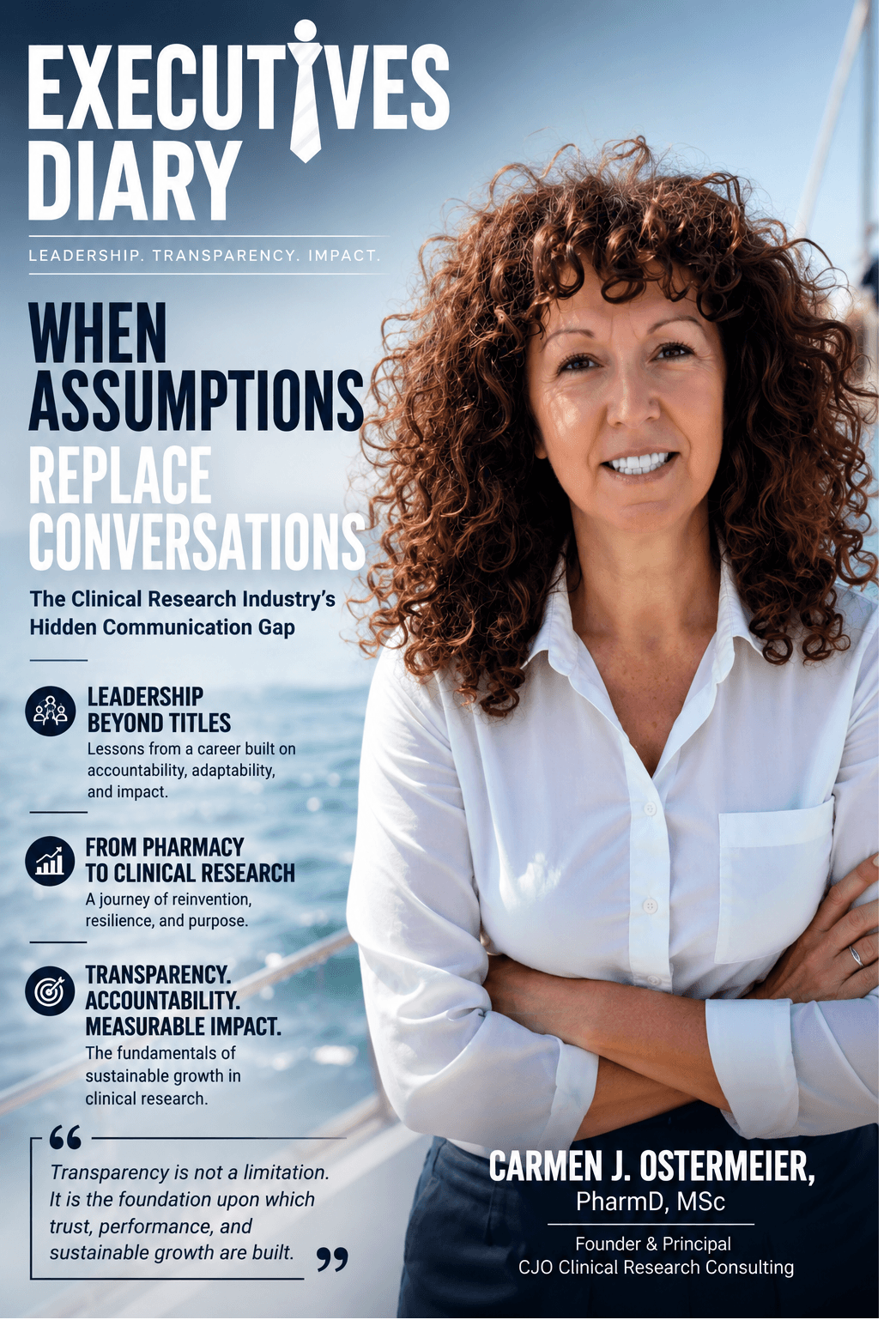 Carmen J. Ostermeier - Cover Story