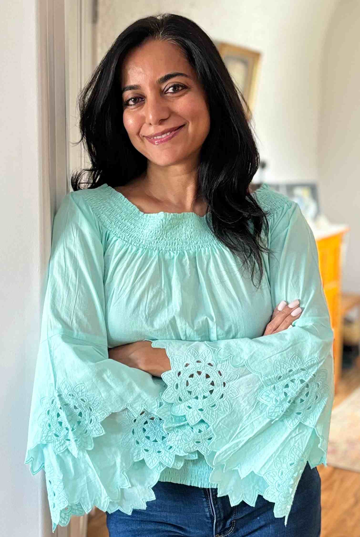 Shehla Yamani in her home